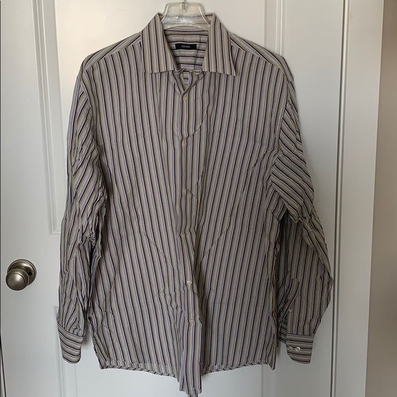 Alfani Other - Alfani Striped Button Down Shirt